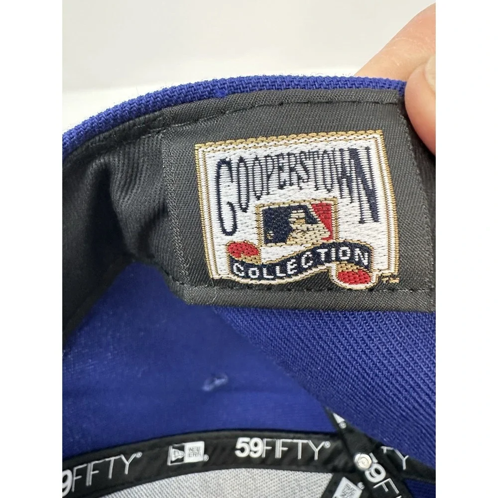 Los Angeles Dodgers Hat Fitted 7 1/4 New Era 59FIFTY 50th Annivers Stadium NEW